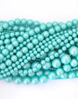 Iridescent Light Turquoise 5810 Barton Crystal Round Pearl Beads 8mm