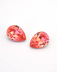 Rose Peach 4320 Pear Shape Barton Crystal 18x13mm