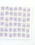 Violet Flower Beads 5744 Barton Crystal 8mm