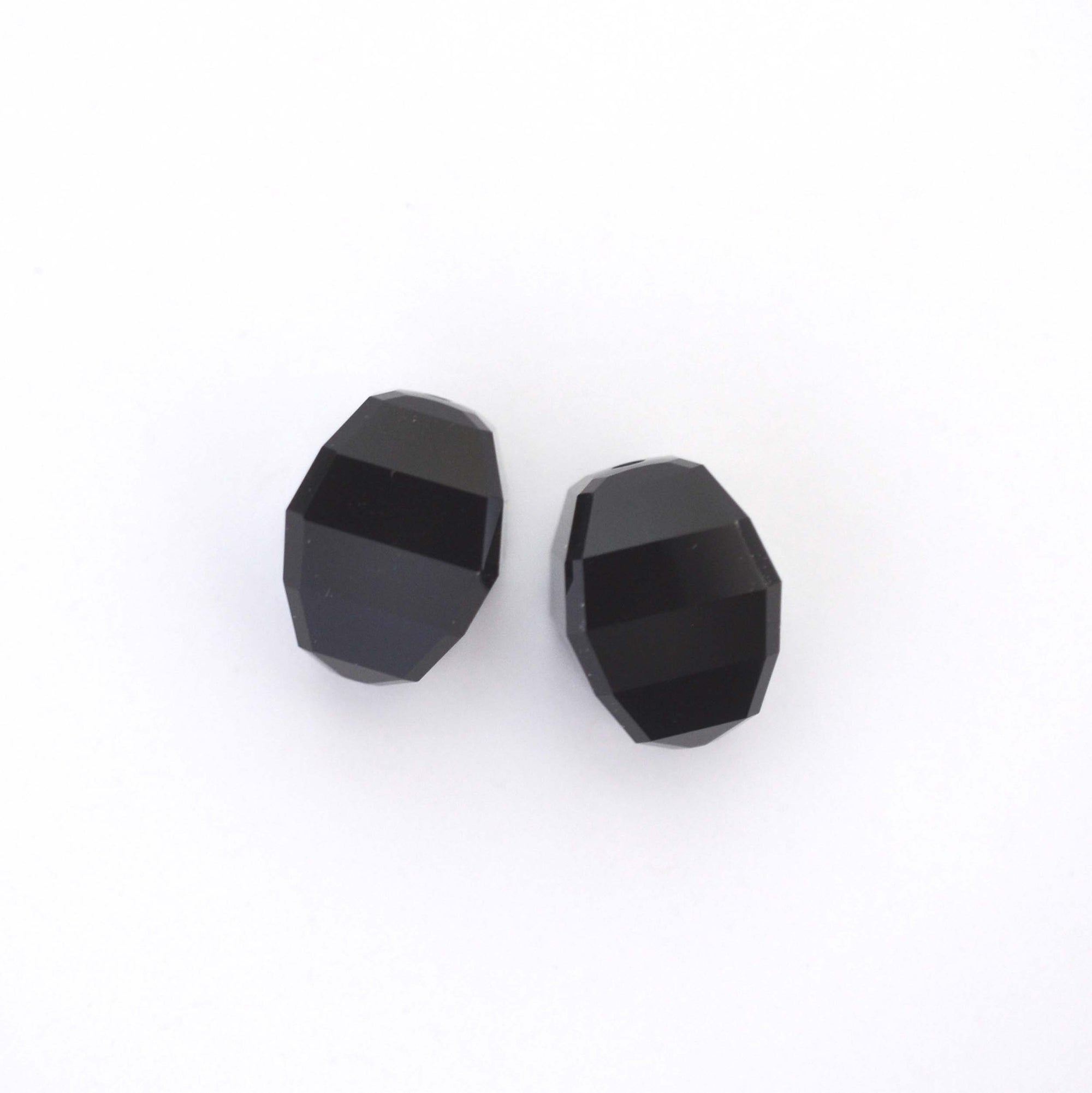 Jet Black Lucerna Beads 5030 Barton Crystal 18mm