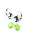 Lime Green 4122 Oval Earring Kit