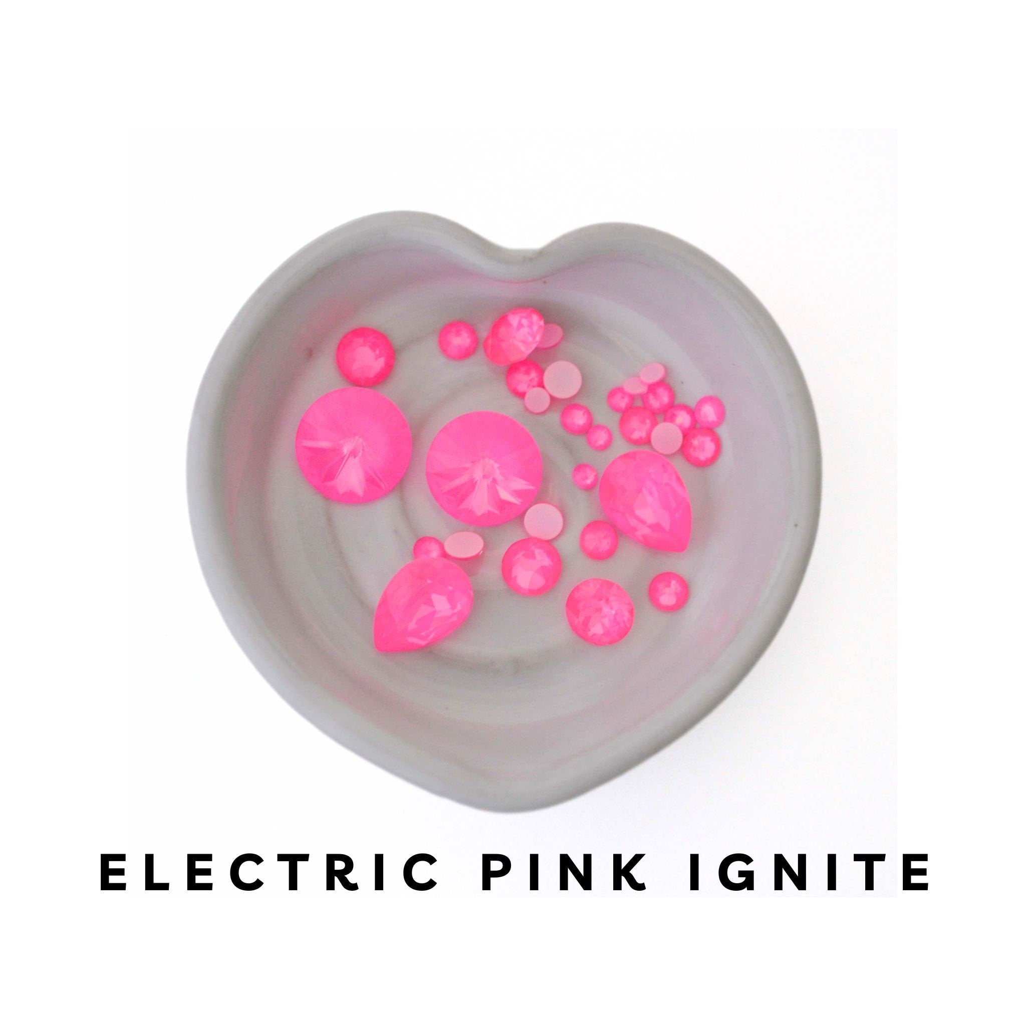 Electric Pink Ignite 1088 Pointed Back Chaton Barton Crystal 29ss, 6mm