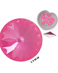 Electric Pink Ignite 1122 Rivoli Barton Crystal 14mm