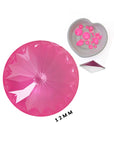 Electric Pink Ignite 1122 Rivoli Barton Crystal 12mm
