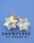 Large Snowflake DIY Earring Kit