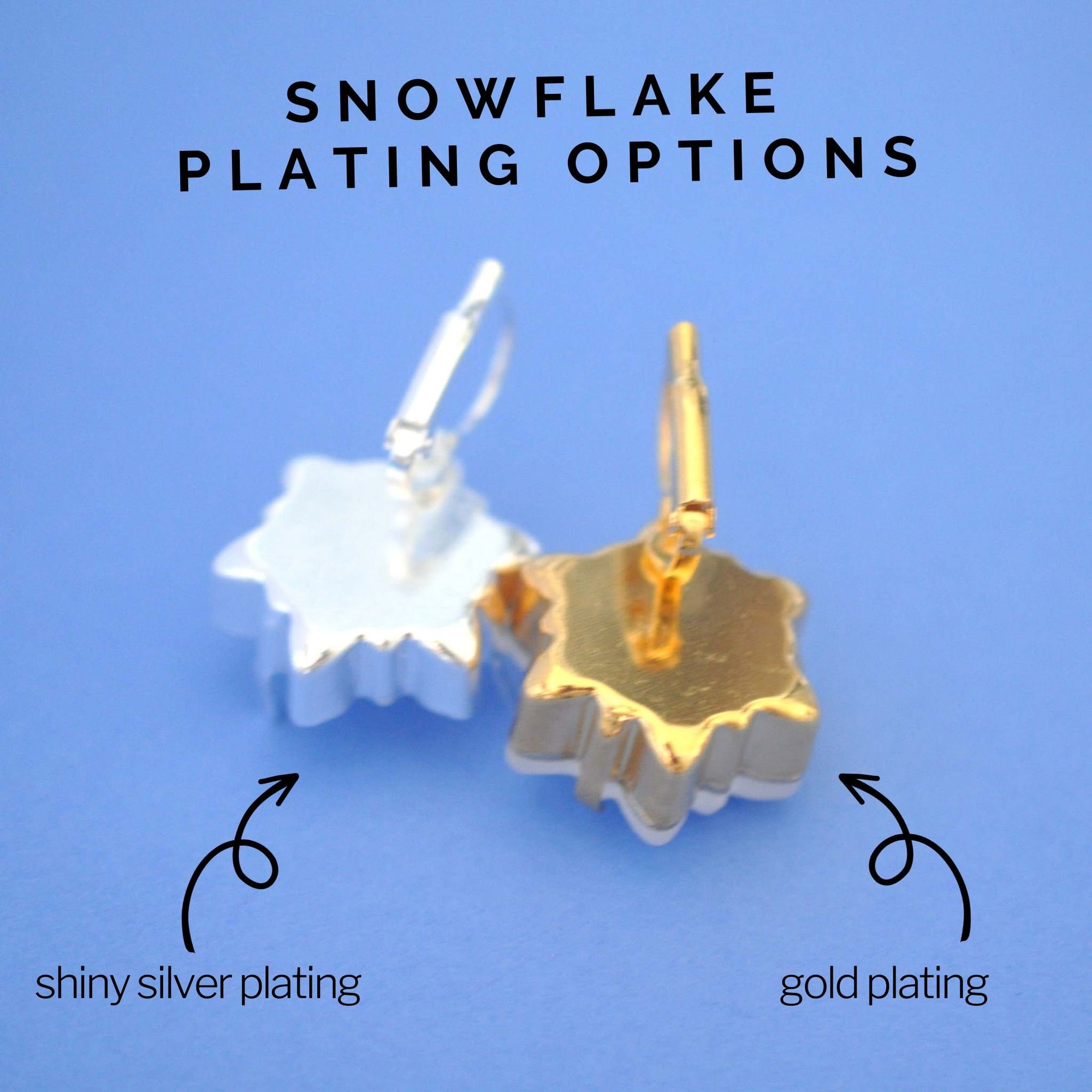 Large Snowflake DIY Earring Kit