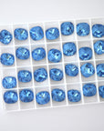 Cool Blue 4470 Cushion Cut Barton Crystal 12mm