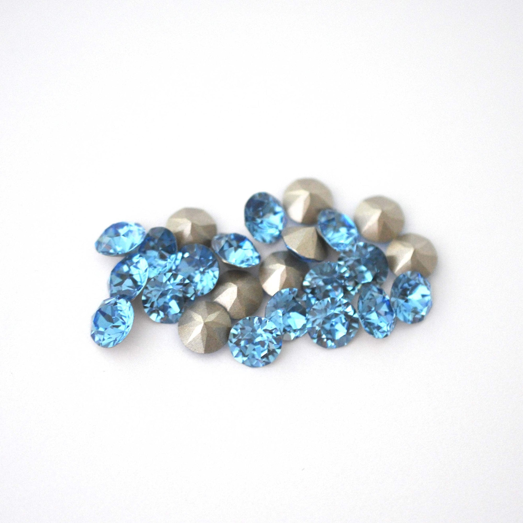 Cool Blue 39ss 1088 Chatons 8mm Barton Crystals - Multiple Pack Sizes Available