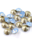 Air Blue Opal 1088 Pointed Back Chaton Barton Crystal 39ss, 8mm